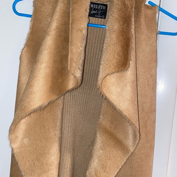 Suede fur vest - Picture 3 of 4